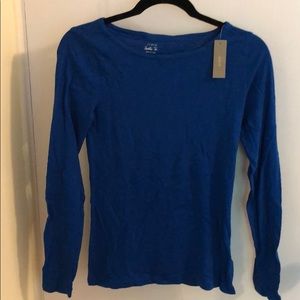 J Crew Blue Painter Tee